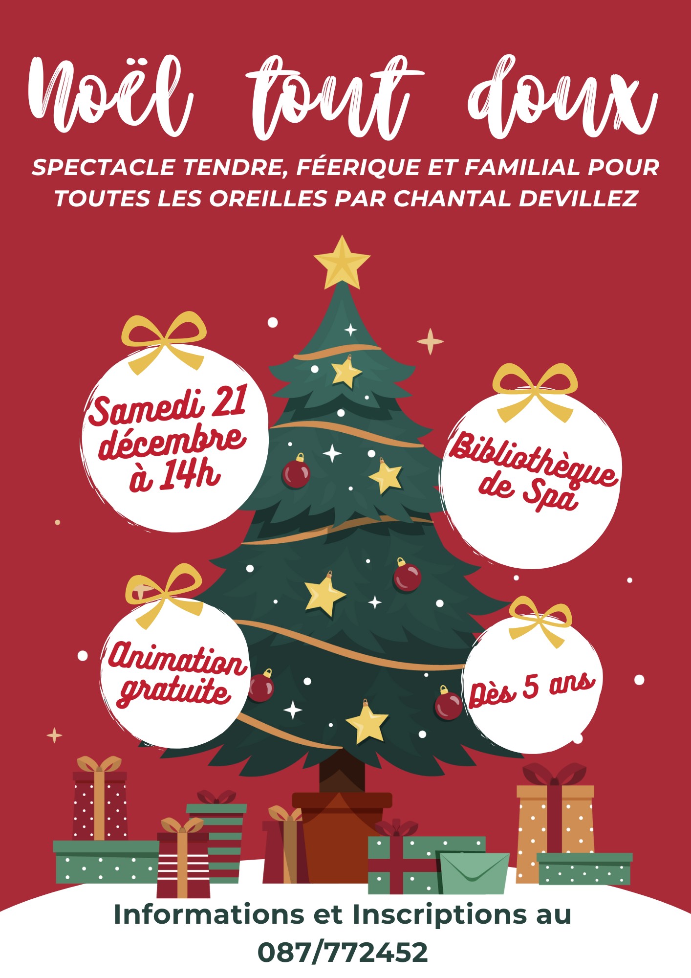 affiche noel tout doux