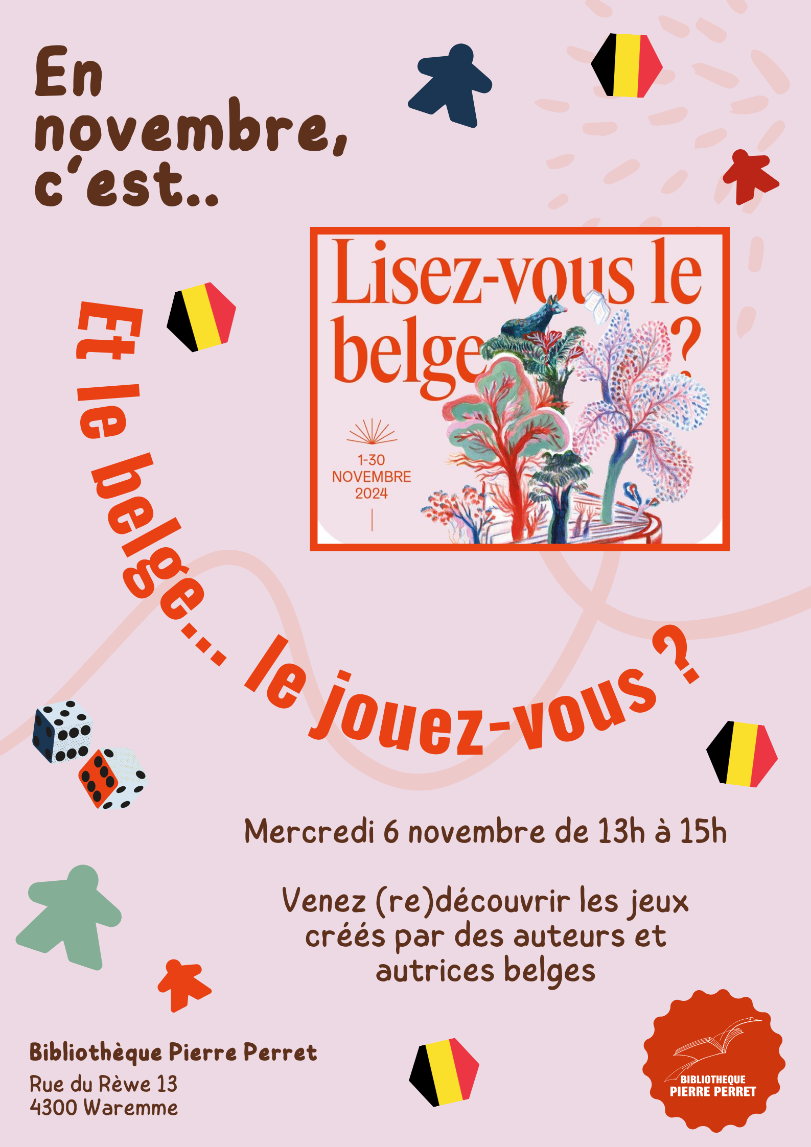 affiche jouez vous le belge